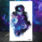 Realistic Small Planets Temporary Tattoos Arm Waterpoof Black Sticker Space Planets For Girls And Boys Stevvex