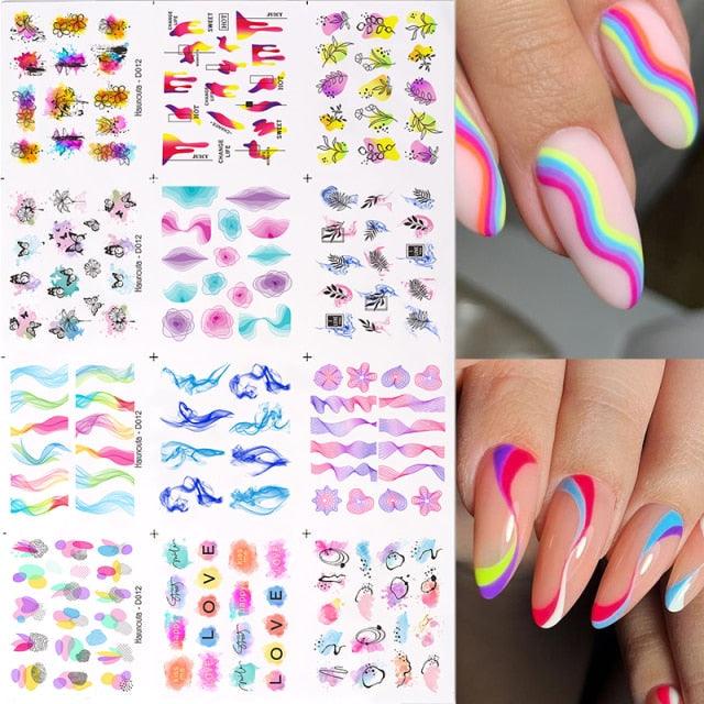 Gold 3D Nail Sticker Curve Stripe Lines Nails Stickers Gradient Adhesive Striping Tape Nail Foil Nail Art Stickers Decals Silver Strip Line Nail Decal Self-Adhesive 3D Wave Decal Decoration Metallic Curve Design Decoration for Women Girls Stevvex