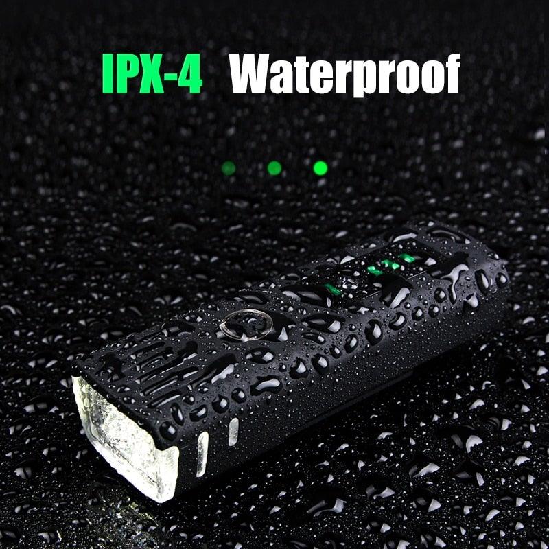 Bike Flashlight For Bicycle Anti-glare Smart Bike Light USB Rechargeable Front Rear Lamp Cycling Headlight Bike Light Set USB Rechargeable Bicycle Front Headlight Taillight 4 Light Modes Led Headlight Stevvex