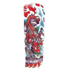 Big Realistic Tiger Tattoo Waterproof Temporary Dragon Flower Sticker Full Arm Large Size Sleeve Big Luxury Design For Mens
