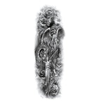 Big Realistic Tiger Tattoo Waterproof Temporary Dragon Flower Sticker Full Arm Large Size Sleeve Big Luxury Design For Mens