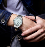 Classic Luxury Men Watch Automatic Wrist Watches Brown Leather Strap Fashionable Design Watches For Men Stevvex