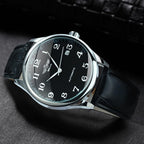 Classic Luxury Men Watch Automatic Wrist Watches Brown Leather Strap Fashionable Design Watches For Men Stevvex