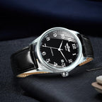 Classic Luxury Men Watch Automatic Wrist Watches Brown Leather Strap Fashionable Design Watches For Men Stevvex