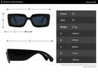 Oversized Square Sunglasses Classic Square Sunglasses For Men & Women Sun Glasses In Snake Pattern For Traveling Shades Female Stevvex