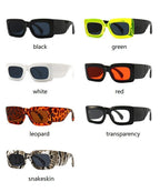 Oversized Square Sunglasses Classic Square Sunglasses For Men & Women Sun Glasses In Snake Pattern For Traveling Shades Female Stevvex