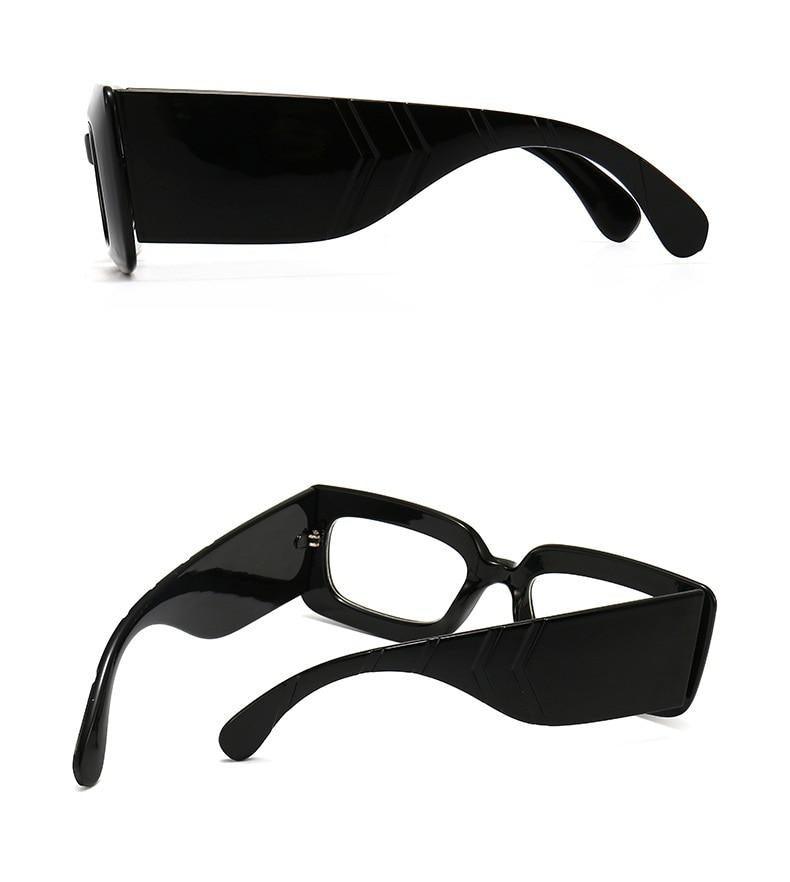 Oversized Square Sunglasses Classic Square Sunglasses For Men & Women Sun Glasses In Snake Pattern For Traveling Shades Female Stevvex