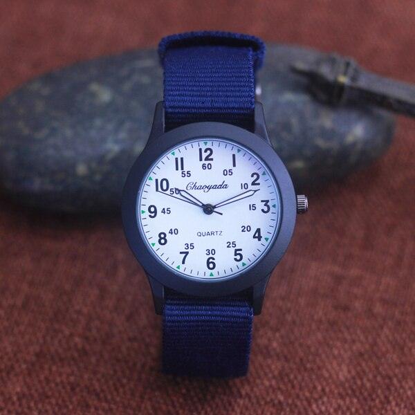 Students Learning Time Quartz Watches Girls Water Resistant Gifts Clock Kids Canvas Fashion Wristwatches Dark Watches For Men Waterproof  Field Outdoor Sport Mens Wristwatch With Nylon Band Stevvex