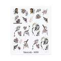 Cool Geometrics Pattern Water Decals Stickers Flower Leaves Slider For Nails Spring Summer Nail Art Decoration Tattoos Women Nail Art Stickers Water Transfer Decals Design Nail Art Supplies Manicure Acrylic Nail Foil Stencils Decorations Stevvex