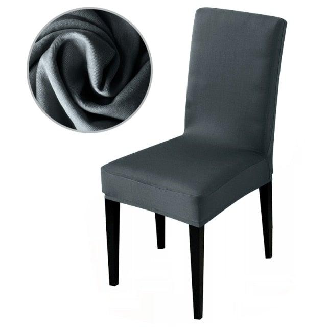 Armless Removable Washable Elastic Dinner Universal Spandex Solid Chair Slip Covers Set Colors For Choice Universal Size Chair Cover Stevvex