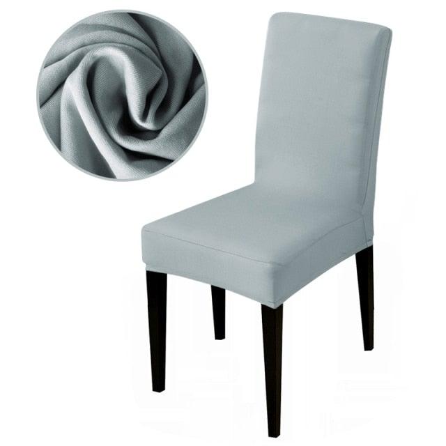 Armless Removable Washable Elastic Dinner Universal Spandex Solid Chair Slip Covers Set Colors For Choice Universal Size Chair Cover Stevvex
