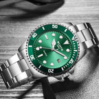 Luxury Round Business Men's Watches Fashion Waterproof Elegant Shine Stainless Steel Design Analog Luminous Men Wrist Watch Stevvex