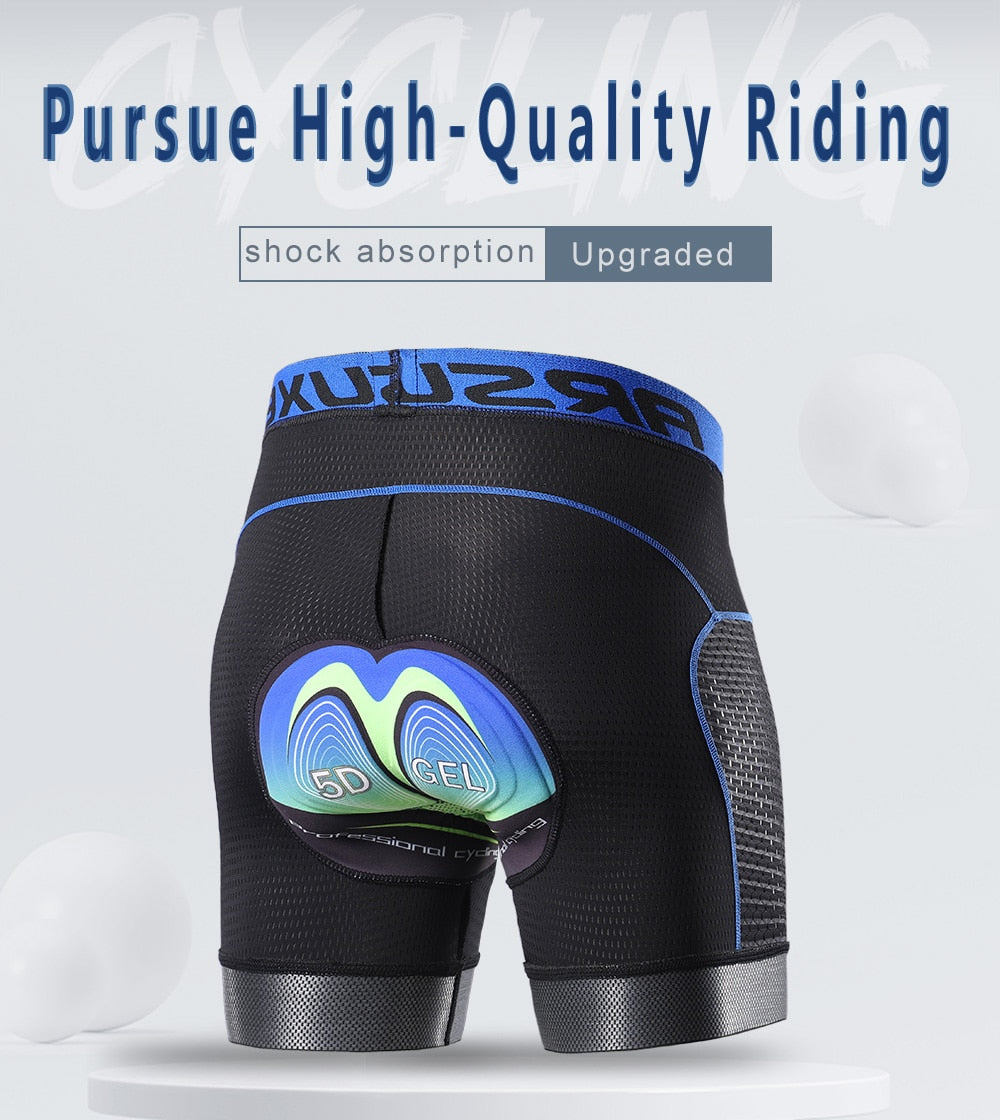 Cycling Shorts Men 5D Gel Pad Cycling Underwear Bicycle MTB Clothing - SJB-DIAMOND ELITES