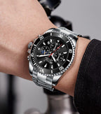 TREND New Men's Elegant Watch Waterproof And Scratch Resistant Stylish Stainless Steel Durable Wrist Watch