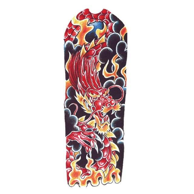 Large Colorful Tattoos For Men Waterproof Dragon Sticker Temporary Luxury Big 3D Tattoo Modern Design Stevvex