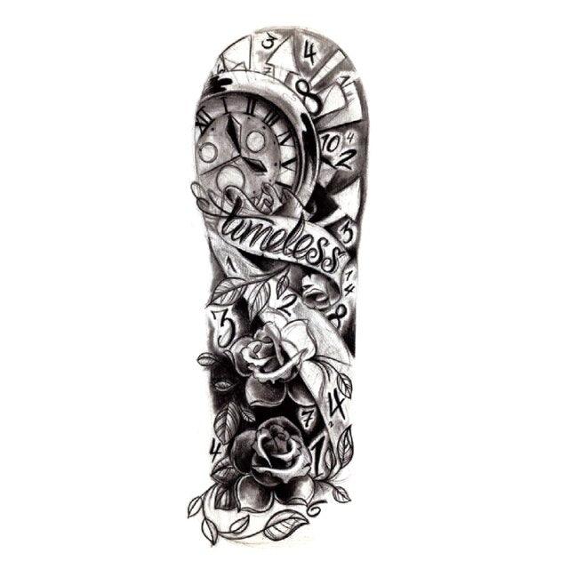 Large Colorful Tattoos For Men Waterproof Dragon Sticker Temporary Luxury Big 3D Tattoo Modern Design Stevvex