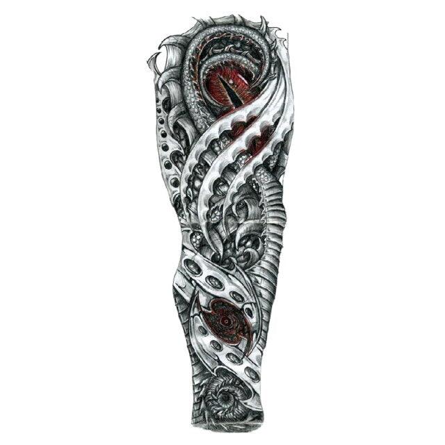 Large Colorful Tattoos For Men Waterproof Dragon Sticker Temporary Luxury Big 3D Tattoo Modern Design Stevvex