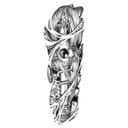 Large Colorful Tattoos For Men Waterproof Dragon Sticker Temporary Luxury Big 3D Tattoo Modern Design Stevvex