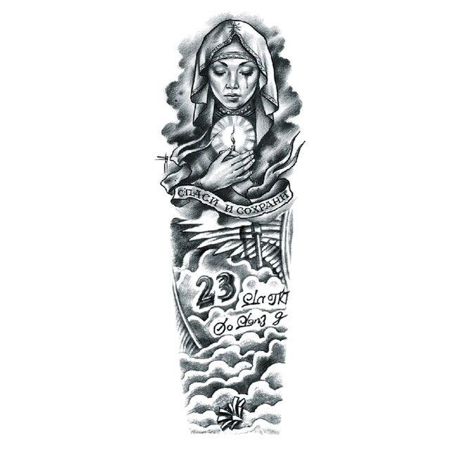 Large Colorful Tattoos For Men Waterproof Dragon Sticker Temporary Luxury Big 3D Tattoo Modern Design Stevvex