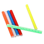 New 12 Pcs Bicycle Mountain Bike Riding Wheel Rim Spoke Mount Clip Tube Warning Light Strip Bicycle Wheel Spoke Reflector Reflective Mount Clip Tube Warning Strip Waterproof Bicycle Spoke Reflectors Stevvex