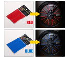 New 12 Pcs Bicycle Mountain Bike Riding Wheel Rim Spoke Mount Clip Tube Warning Light Strip Bicycle Wheel Spoke Reflector Reflective Mount Clip Tube Warning Strip Waterproof Bicycle Spoke Reflectors Stevvex