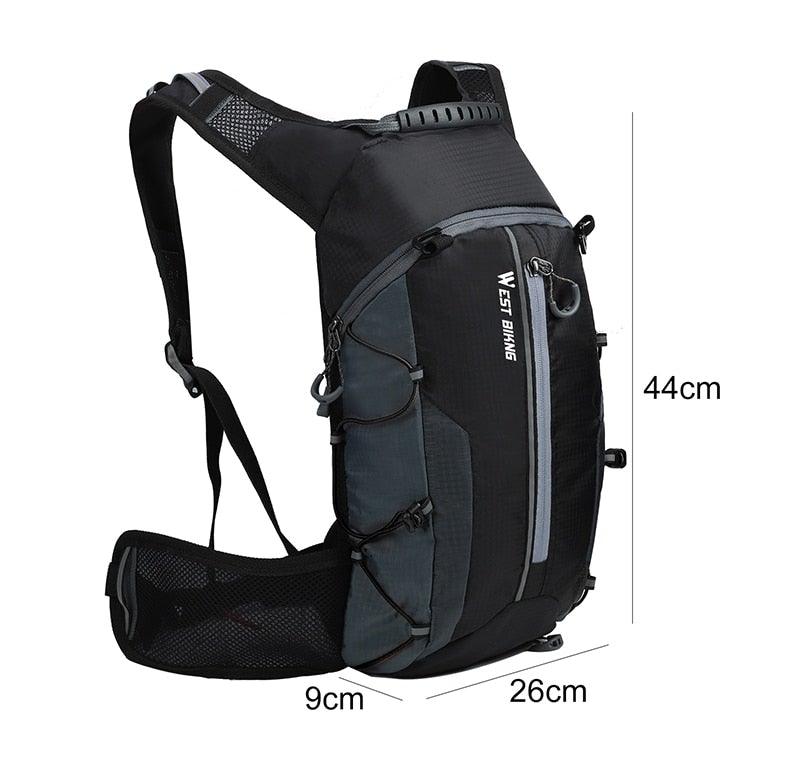 Bike Bags Portable Waterproof Backpack Cycling Water Bag Outdoor Sport Climbing Hiking Pouch Hydration Backpack  Bike Backpack  Mountain Biking Daypack Cycling Hiking Bicycle 10L Stevvex