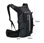 Bike Bags Portable Waterproof Backpack Cycling Water Bag Outdoor Sport Climbing Hiking Pouch Hydration Backpack  Bike Backpack  Mountain Biking Daypack Cycling Hiking Bicycle 10L Stevvex