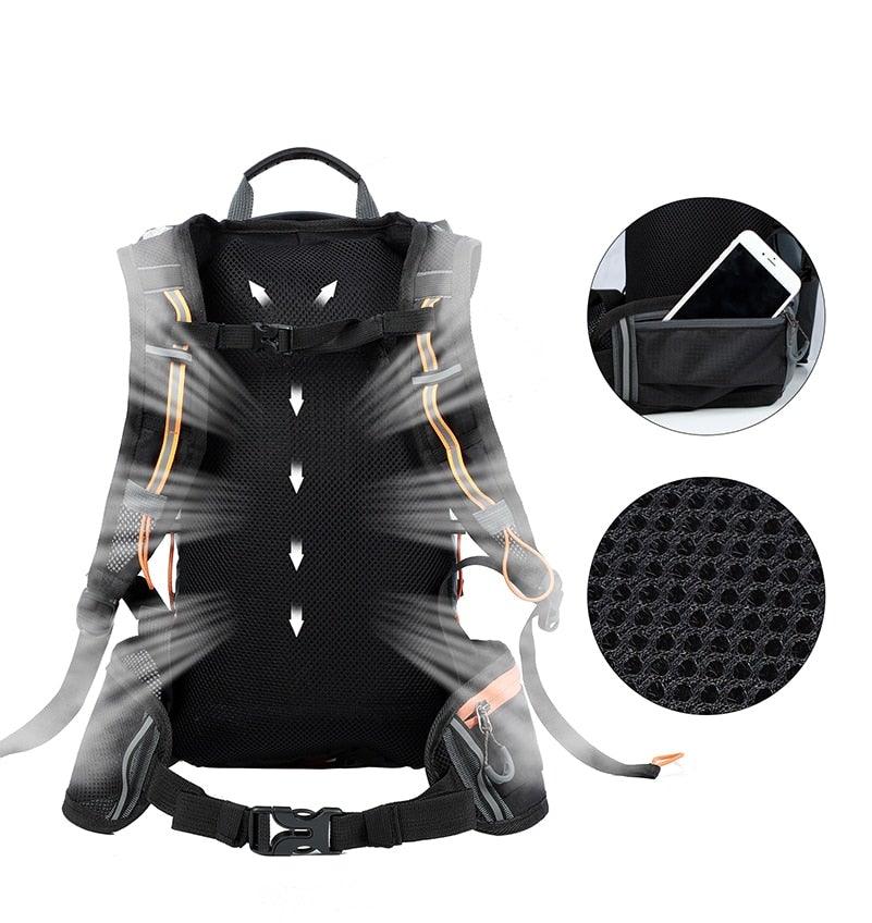 Bike Bags Portable Waterproof Backpack Cycling Water Bag Outdoor Sport Climbing Hiking Pouch Hydration Backpack  Bike Backpack  Mountain Biking Daypack Cycling Hiking Bicycle 10L Stevvex