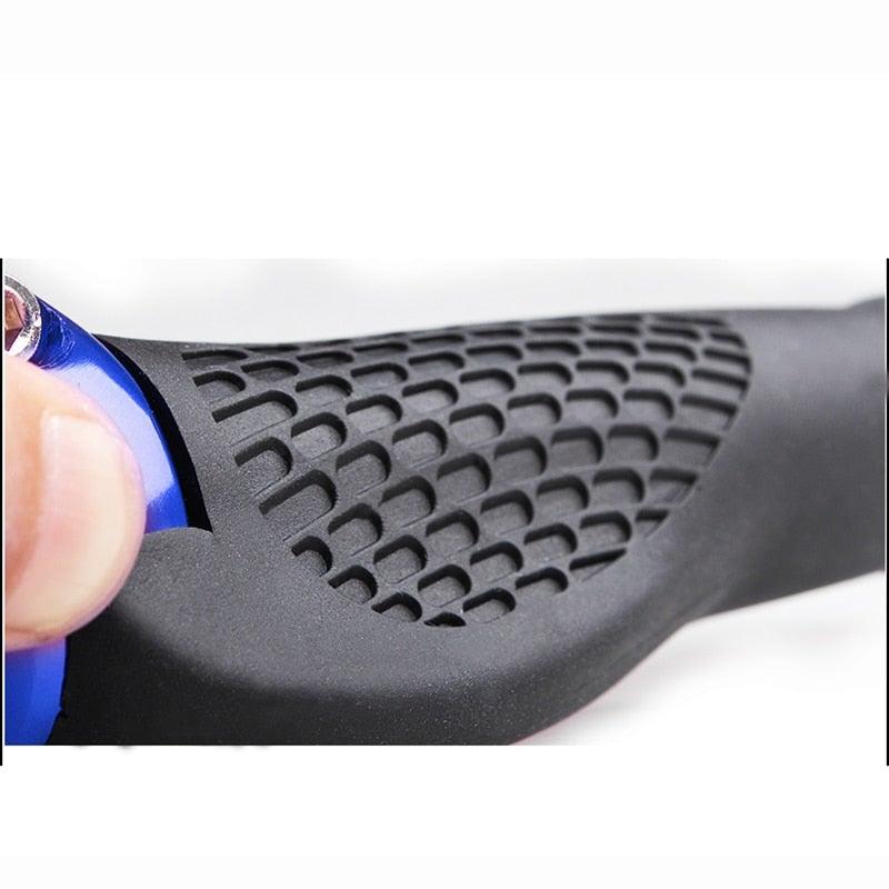 Bicycle Handlebar Cover Bike Grips Bicycle Mountain Grips Aluminum Anti-Slip Handle Bike Double Aluminum Clamp Lock On Grips For Mountain Bike Handle Bar Ends Bike Grips Comfort Ergo Handlebar Grip Designed For Cycling Stevvex