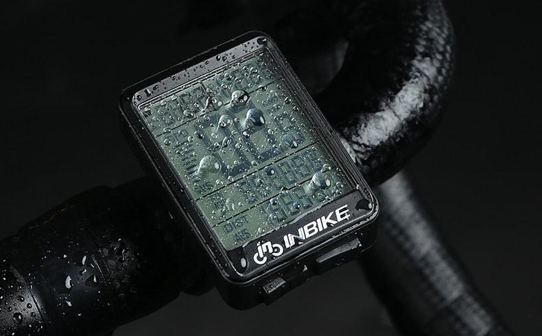 Lightweight Rainproof Bike Computer Bicycle Wireless Speedometer Odometer Cycling Watch LED Screen Measurable Backlight For Visibility At Night Auto On/Off Portable Multi-Function Design Stevvex