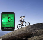 Lightweight Rainproof Bike Computer Bicycle Wireless Speedometer Odometer Cycling Watch LED Screen Measurable Backlight For Visibility At Night Auto On/Off Portable Multi-Function Design Stevvex