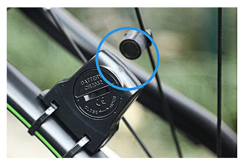 Lightweight Rainproof Bike Computer Bicycle Wireless Speedometer Odometer Cycling Watch LED Screen Measurable Backlight For Visibility At Night Auto On/Off Portable Multi-Function Design Stevvex