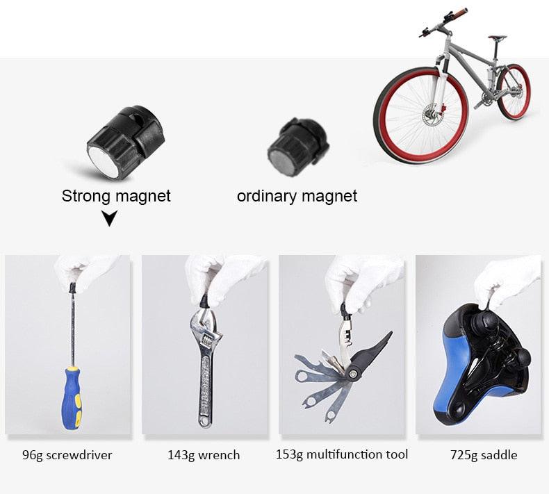 Lightweight Rainproof Bike Computer Bicycle Wireless Speedometer Odometer Cycling Watch LED Screen Measurable Backlight For Visibility At Night Auto On/Off Portable Multi-Function Design Stevvex