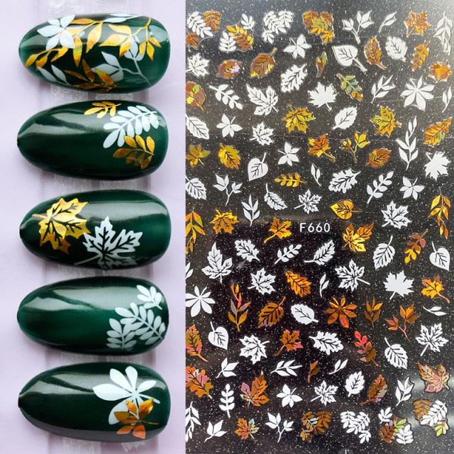 Summer Tropical Beach Coconut Tree Slippers 3D Nail Sticker Leaves Shell Transfer Decals Slider Decoration Manicures  Tip Water Transfer Nail Decals Sticker For Pretty Girl Self-Adhesive Nail Decals Designer Nail Stickers for Acrylic Stevvex