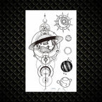 Fashion Small Sexy Black Temporary Waterproof Tattoo Cute Star Heart Tattoos Sticker Body Finger Tattoo For Kids Womens