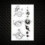 Fashion Small Sexy Black Temporary Waterproof Tattoo Cute Star Heart Tattoos Sticker Body Finger Tattoo For Kids Womens
