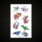 Fashion Small Sexy Black Temporary Waterproof Tattoo Cute Star Heart Tattoos Sticker Body Finger Tattoo For Kids Womens