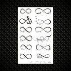 Fashion Small Sexy Black Temporary Waterproof Tattoo Cute Star Heart Tattoos Sticker Body Finger Tattoo For Kids Womens