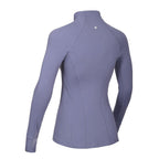 Women's Running Athletic Workout Yoga Shirts Long Sleeves Quarter-Zip