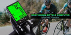 Bicycle Computer Digital Speedometer Backlight Wireless Wired Bike Stopwatch Computer Waterproof Backlight With Digital LCD Display For Outdoor Cycling And Fitness Multi-Function Gifts For Bikers Men Stevvex
