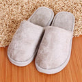 Women Home Slippers Autumn Winter Warm Furry Plush Shoes Indoor Bedroom Light EVA Couple Cotton Slipper House Memory Foam Slippers Furry Faux Fur Lined Bedroom Shoes Stevvex
