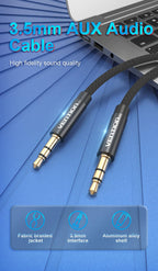 Durable 3.5mm Audio Aux Cable Jack For Speaker Headphone Car Audio Mobile Phones
