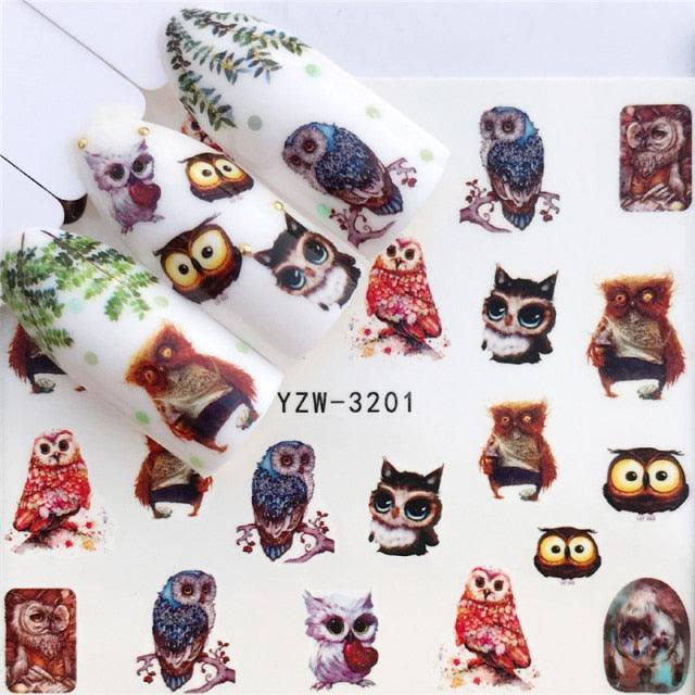 Nail Art Water Transfer Stickers Anime Mouse Animal Kid slider adhesive Watermark Decals Women Beauty Wedding Nails  Decal Self-Adhesive 3D Wave Design Decoration for Women Girls Art Stickers Decal Decoration Metallic Curve Strip Line Nail Stevvex