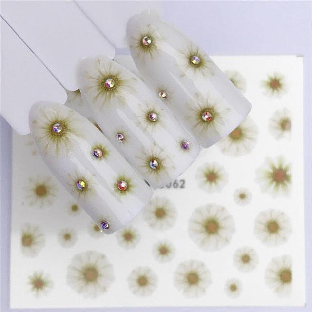 Nail Art Water Transfer Stickers Anime Mouse Animal Kid slider adhesive Watermark Decals Women Beauty Wedding Nails  Decal Self-Adhesive 3D Wave Design Decoration for Women Girls Art Stickers Decal Decoration Metallic Curve Strip Line Nail Stevvex