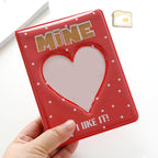 64 Pockets 3 Inches Photo Album Card Holder Receipt Storage Hollow Love Heart Photo Holder Business Card Bag Kpop Photocard Holder Book Polaroid Book Album Gifts For Valentines Day Stevvex