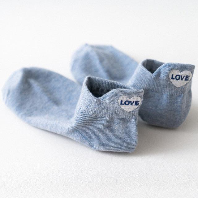 Cartoon Anime Embroidered Boat Socks Ins Trend Moon Cute Sweet Cat Socks Slippers Happy Funny Cotton Girl Socks Cute Short Boat Socks For Men And Women Stevvex
