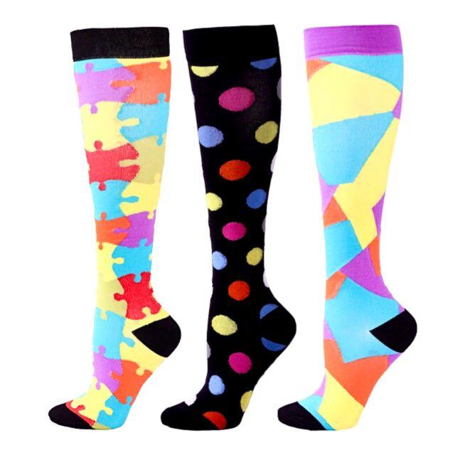 Compression Socks Athletic Best Graduated Breathable Nursing Socks Fit Running Outdoor Sports Socks Hiking Socks For Athlete Men And Women Stevvex