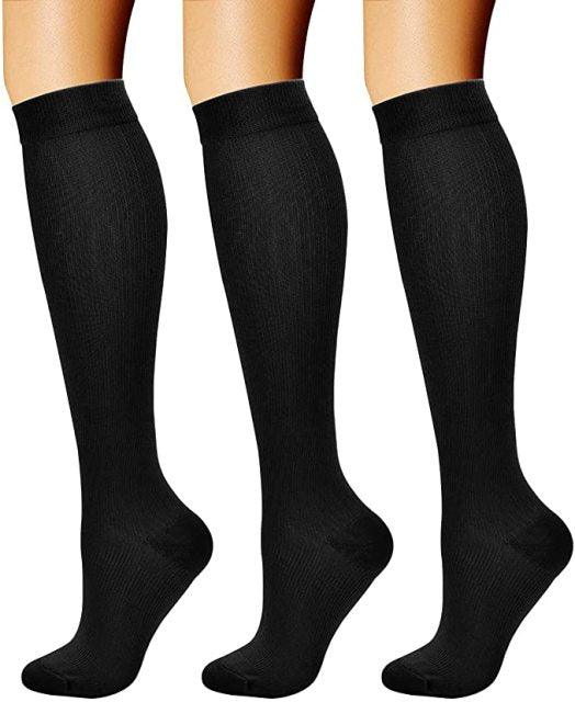 Compression Socks Athletic Best Graduated Breathable Nursing Socks Fit Running Outdoor Sports Socks Hiking Socks For Athlete Men And Women Stevvex