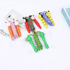 Skipping Rope With Wooden Handles Jumping Rope Men Women Adjustable Sports Braided Tangle-Free Jump Rope Cable Fitness Skipping Jumping Rope For Kids Youth Beginners Jumpropes Bulk Set Toys Wooden Handle Cotton Ropes Cute Animals Jumprope Stevvex