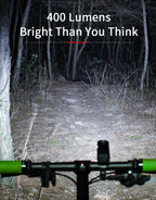 Bike Light Rainproof USB Rechargeable LED 2000mAh MTB Front Lamp Headlight Aluminum Ultralight Flashlight Super Bright Bicycle Front Headlight 5 Light Modes And Large Capacity Battery Stevvex